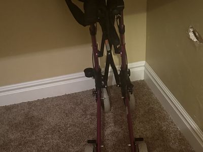 Medical Mobility and Bath Safety Equipment Bundle - Crutches, Shower Chair, Walker