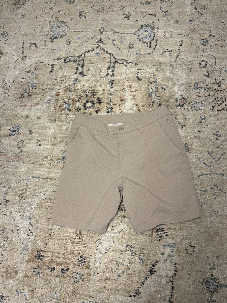 Tan Airwhoven Lululemon Shorts