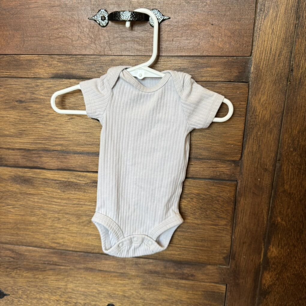 Carter’s Newborn Beige Bodysuit Onesie