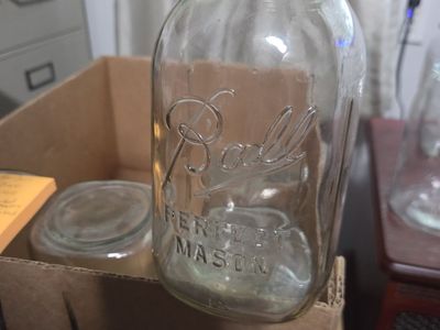 Vintage Ball Perfect Mason Clear Glass Jar for Storage