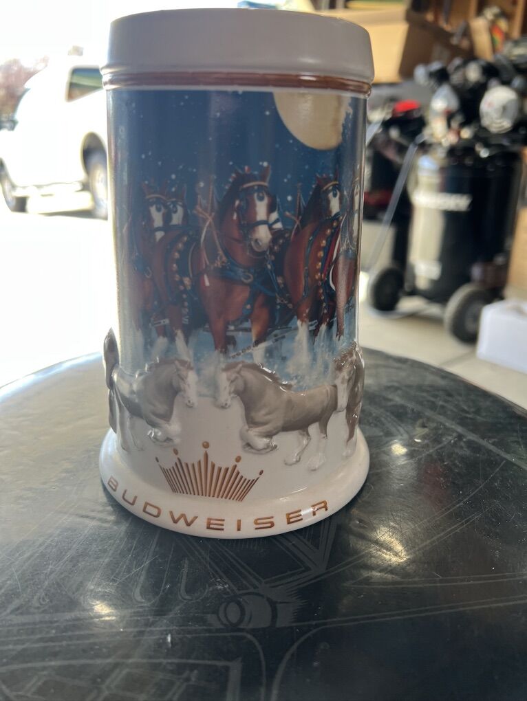 2005 Holiday Budweiser Stein