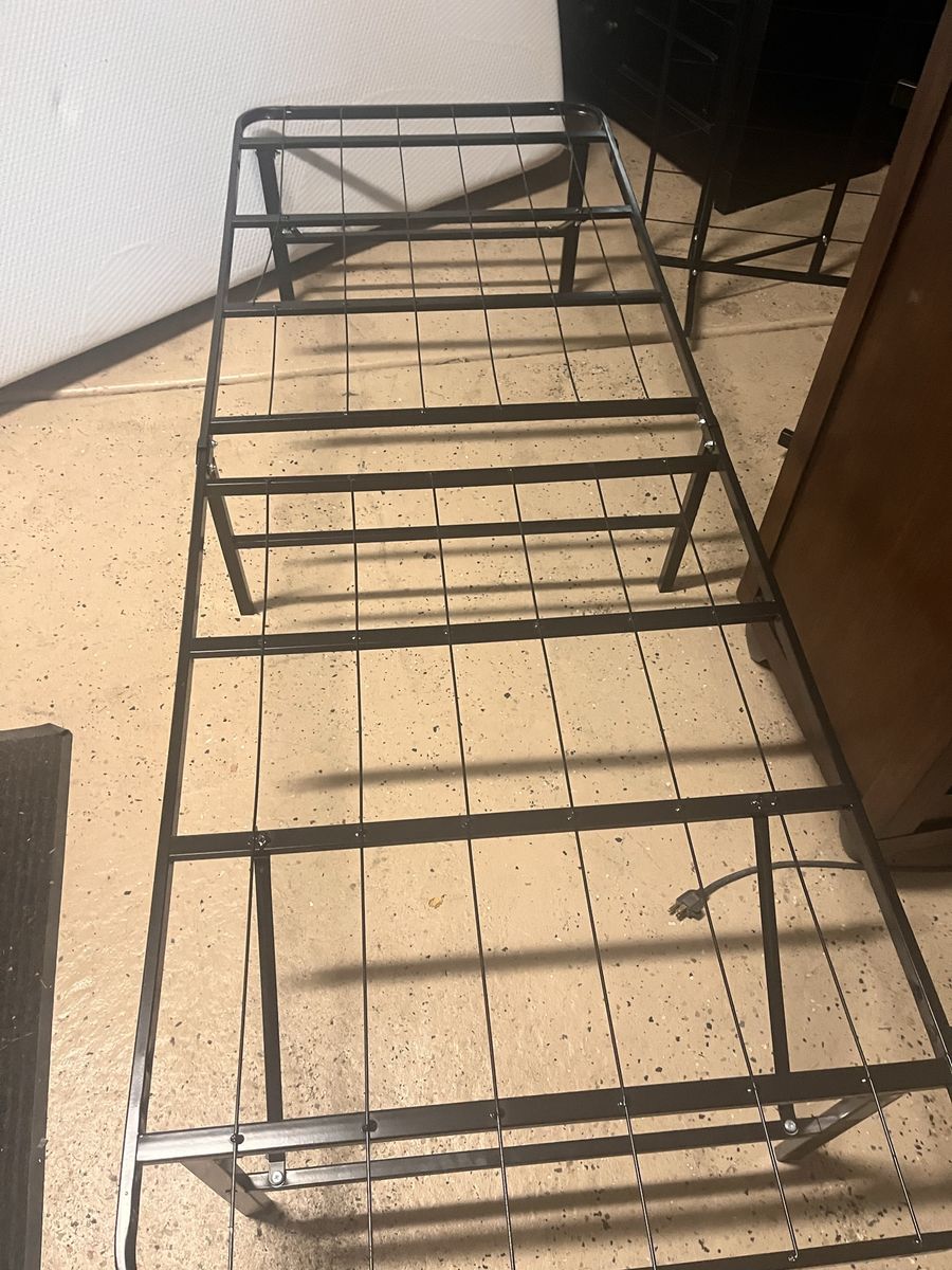 Metal Queen Bed Frame and Mattress