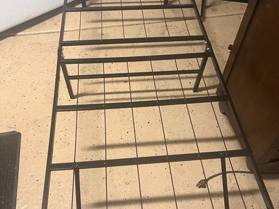 Metal Queen Bed Frame and Mattress