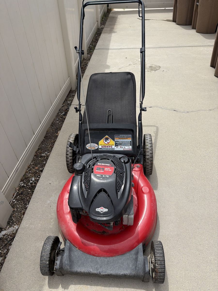 Lawn Mower - Starts on First Pull