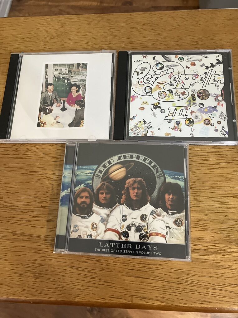 Set of 3 Led Zeppelin CDs