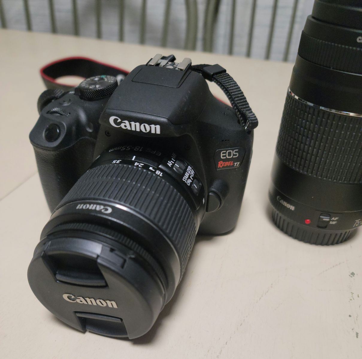 Cannon EOS Rebel T7 camera