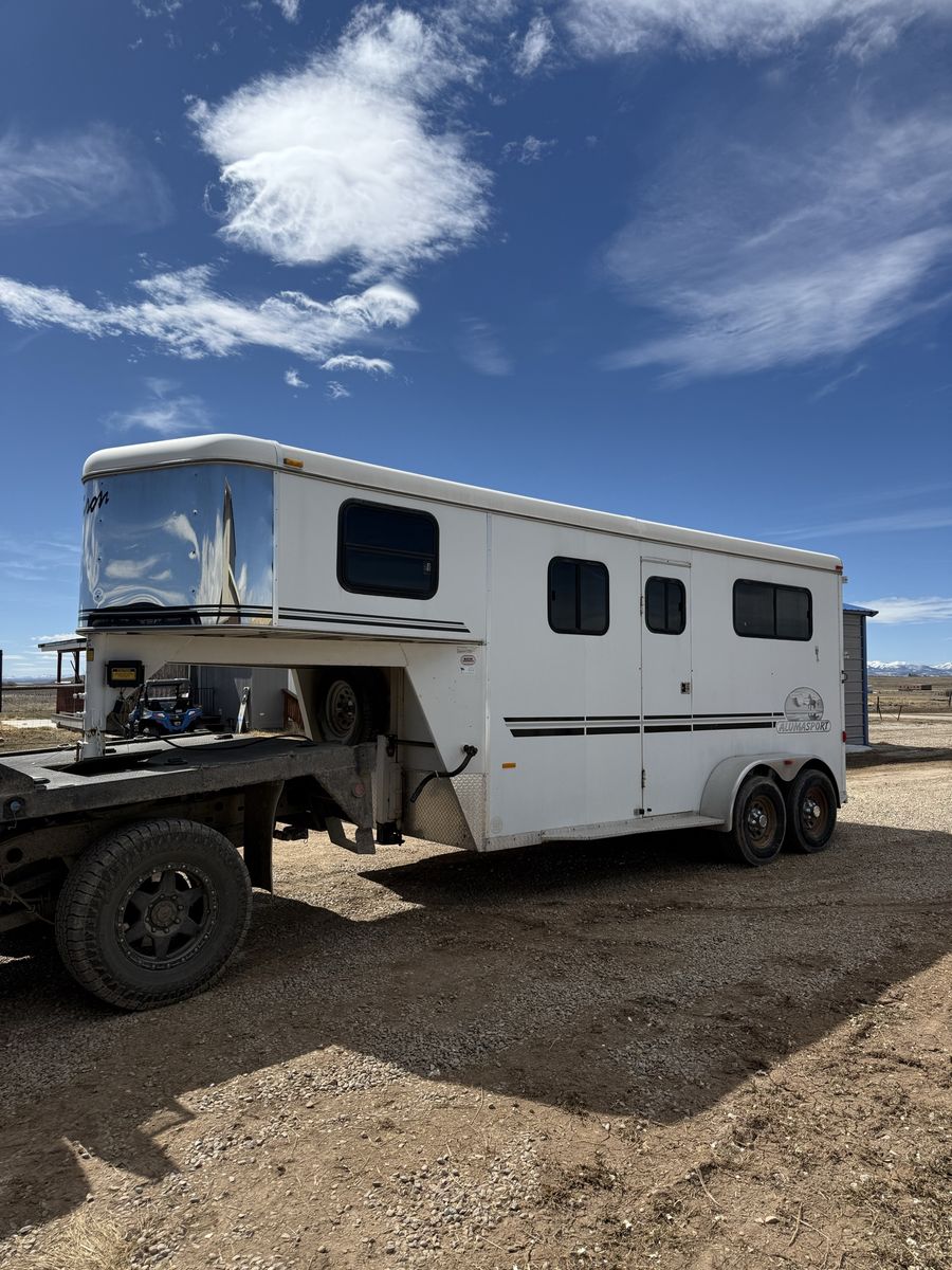 Gooseneck Horse Trailer - Bison 2 H Straight Load