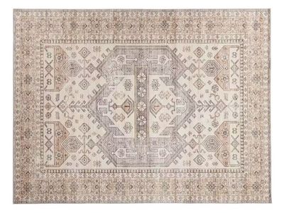 Safavieh Monaco Collection Area Rug - 8' x 10' Gray/Light Beige Geometric Oriental Pattern