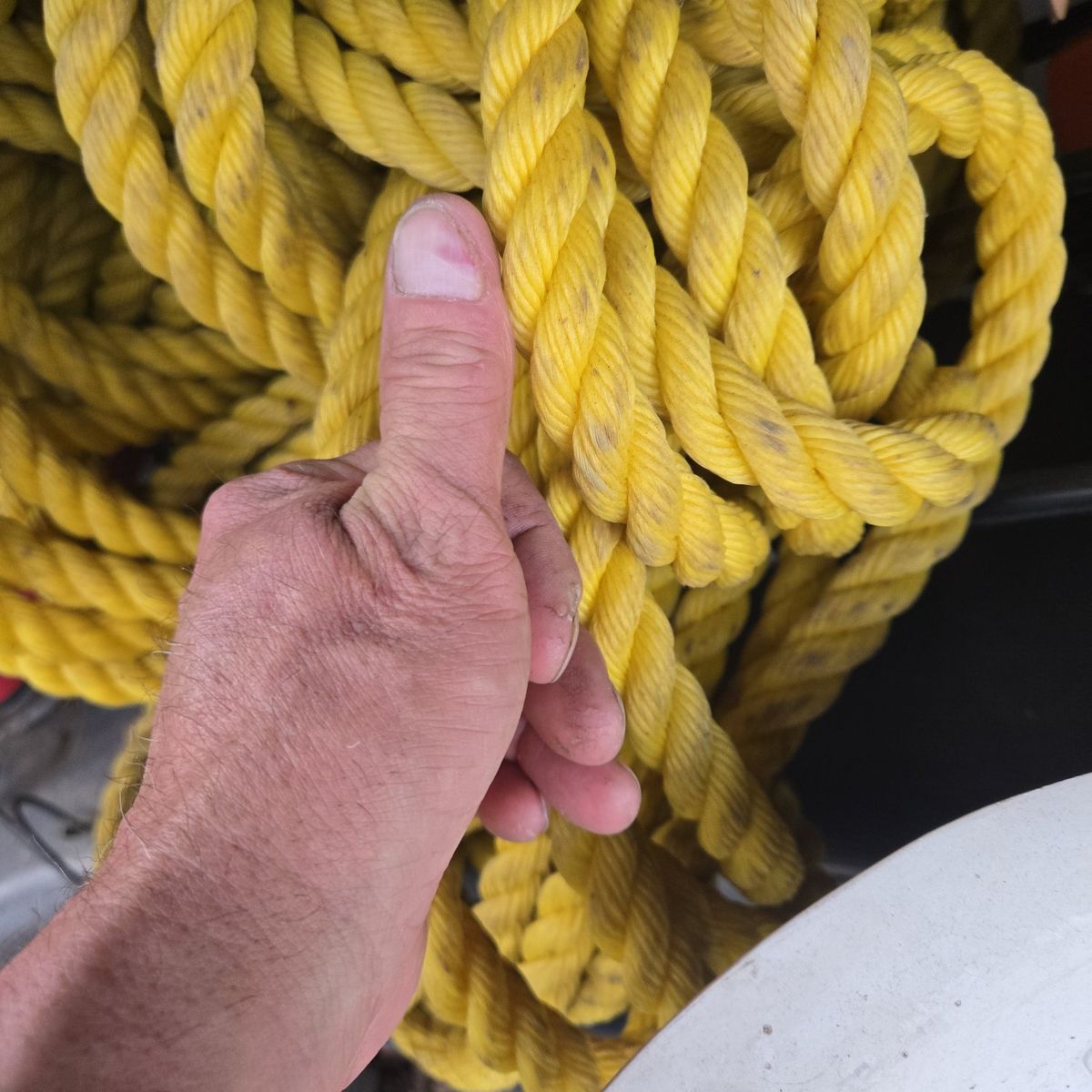 75'- 3/4-1" thick rope