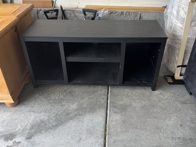 Black TV Stand / Media Console - Used, Good Condition