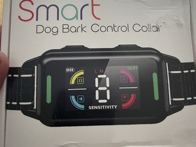 Smart Dog Bark Control Collar Rechargeable Waterproof IP67 Color Display