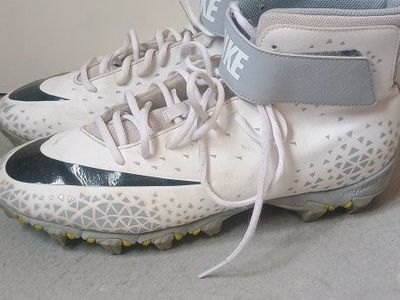 Nike Force Savage Elite 2 White/Grey Football Cleats