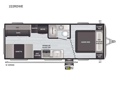 2021 Keystone RV Springdale 222RDWE Travel Trailer Front Bedroom