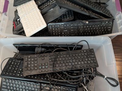 Box of keyboards