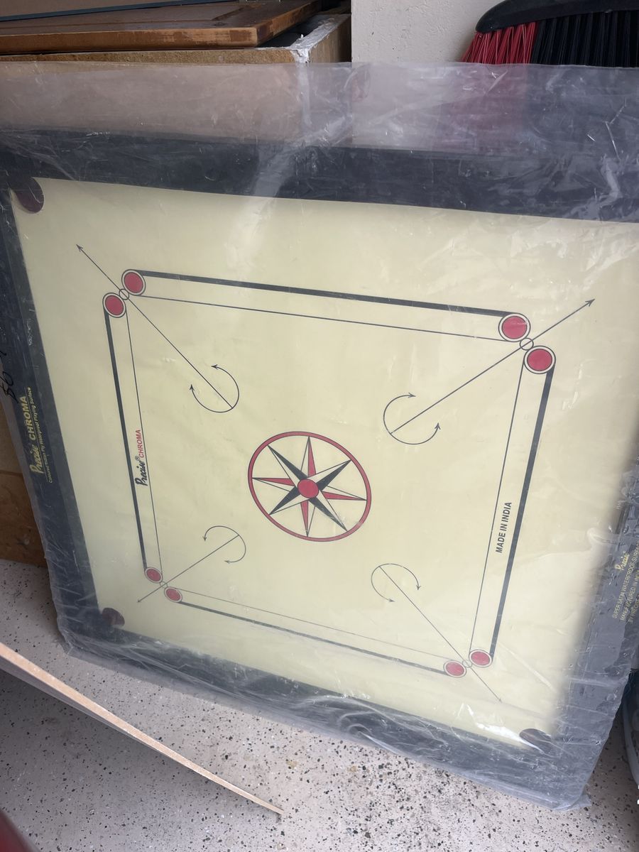Precise Chroma Carrom Board - Super Satin Waterproof Surface, Made in India