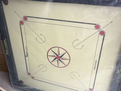 Precise Chroma Carrom Board - Super Satin Waterproof Surface, Made in India
