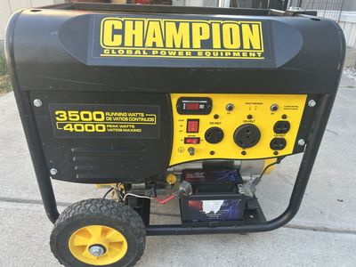 4000 Watt Electric Start Champion Generator