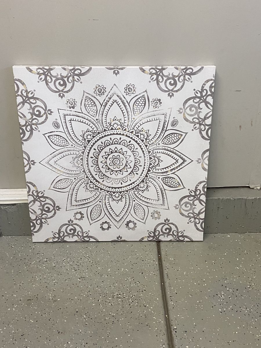 Canvas Wall Art - 32" x 32" Mandala
