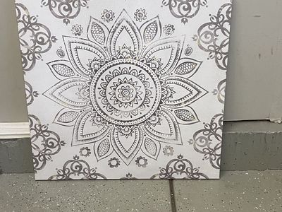 Canvas Wall Art - 32" x 32" Mandala
