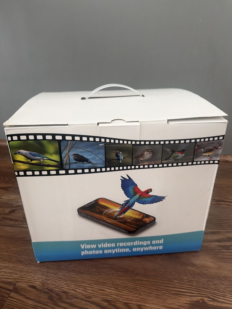 Bird Feeder Camera Wireless WiFi with Live Stream, Bird Detection, Color Night Vision