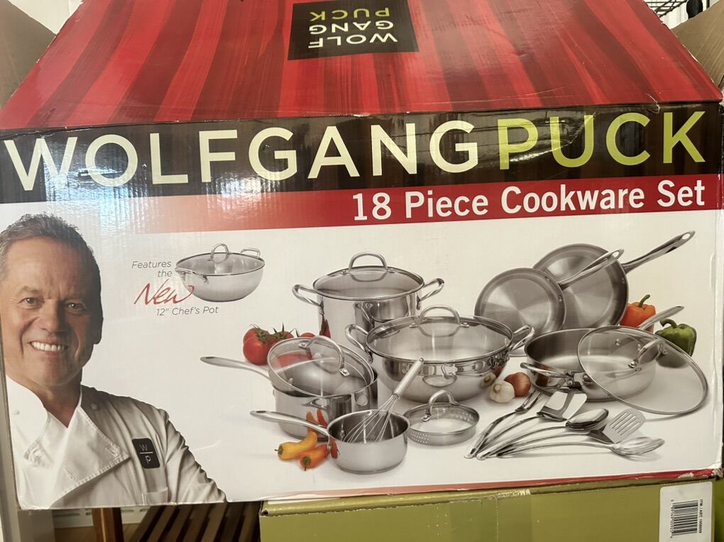 Wolfgang Puck 18 Piece Cooking set - Stainless