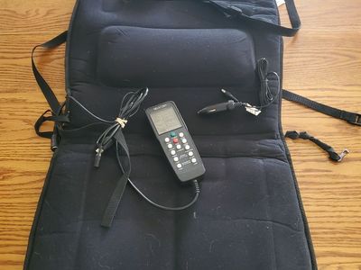 Relaxen 60-2910P, 10-Motor Massage Seat Cushion w/ heat & Extra Foam Back