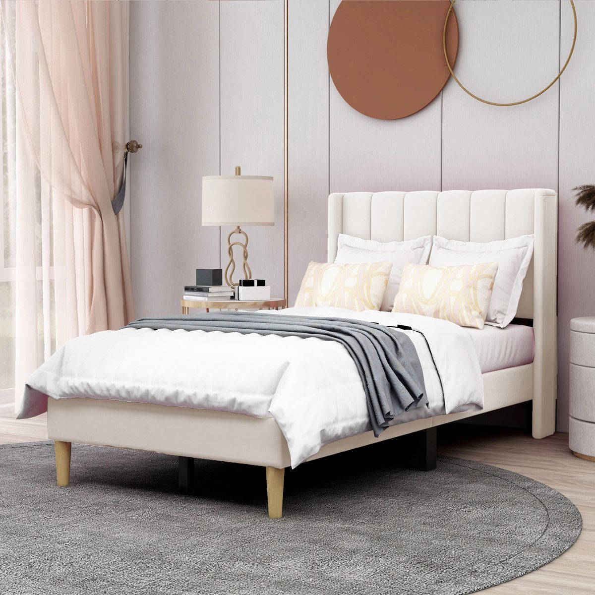 Twin Wingback Bedframe