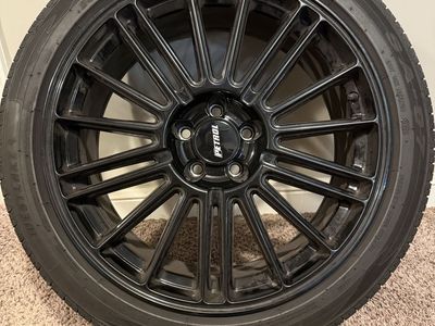 Black 20 inch Petrol wheels