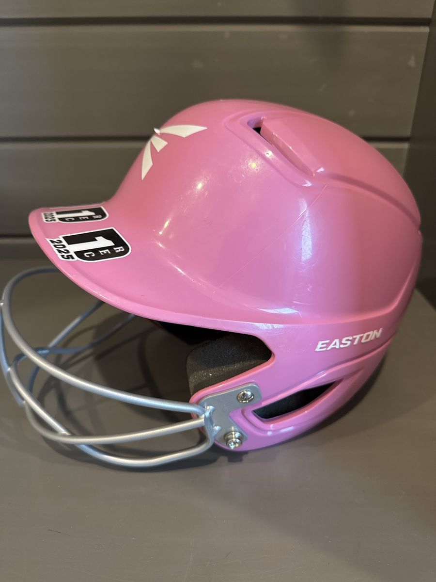 Easton Pink Fastpitch Softball Batting Helmet with Face Guard (Size M/L 6 5/8"-7 1/4")