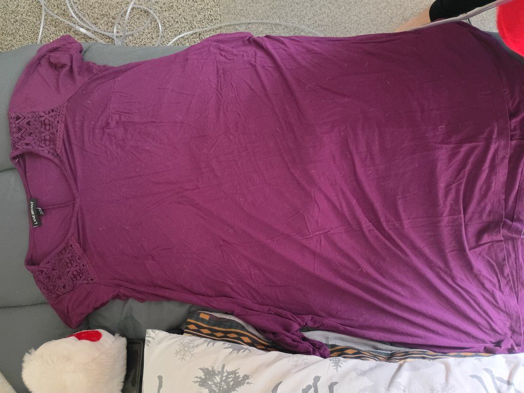 Lane Bryant maroon dress