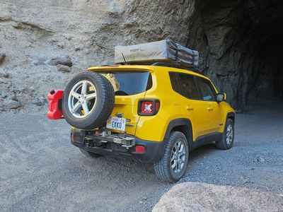 Rigid Armor swing-out spare tire carrier.