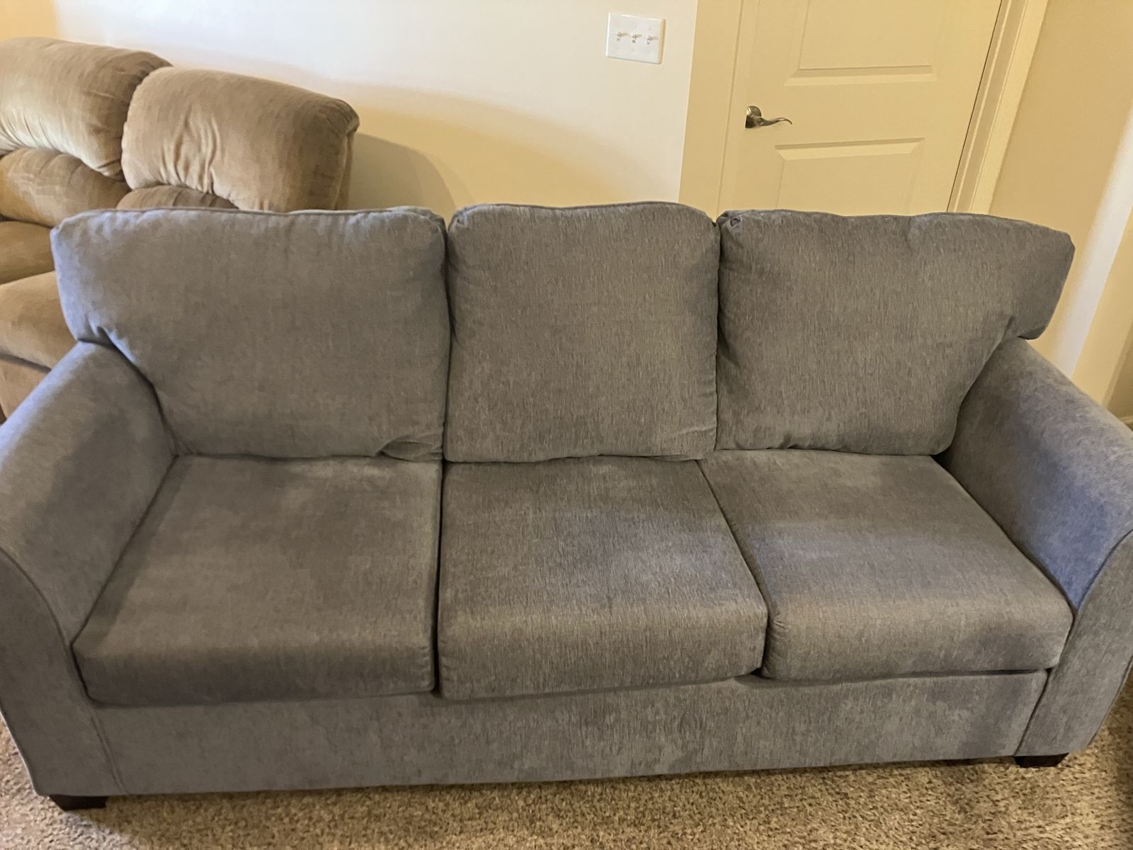 RC Willey Blue Wallstreet Sofa