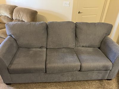 RC Willey Blue Wallstreet Sofa