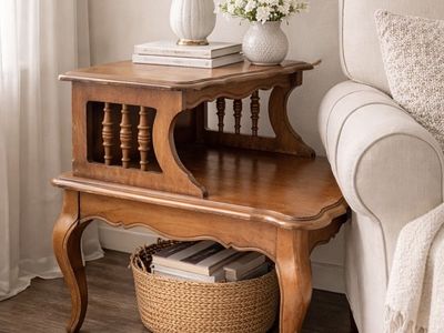 Vintage Bassett Furniture step end table