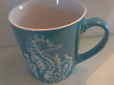 sea horse mug