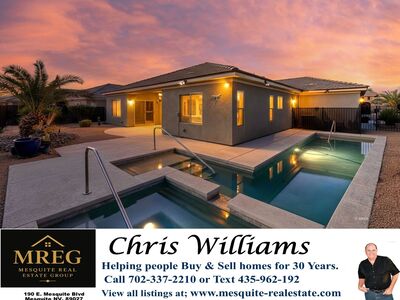 Updated Mesquite NV Home with Pool, 3-Car Garage & Views