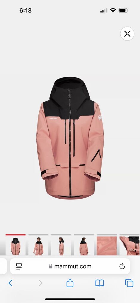 BRAND NEW Women’s Mammut Ski Hardshell Jacket