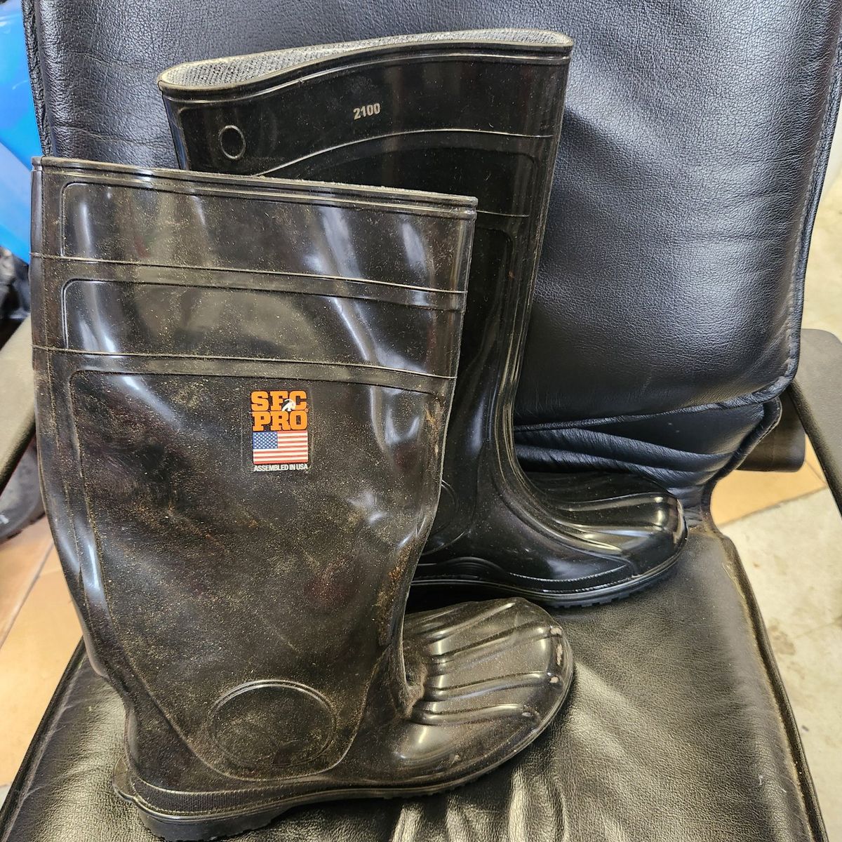 16" Heavy Duty Work Boot Oil Resistant waterproof  Men's Size 11 eur 44 new
