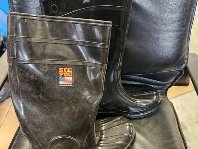 16" Heavy Duty Work Boot Oil Resistant waterproof Men's Size 11 eur 44 new