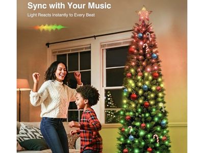 7 ft pencil Christmas tree still in box