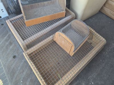 3 small cages