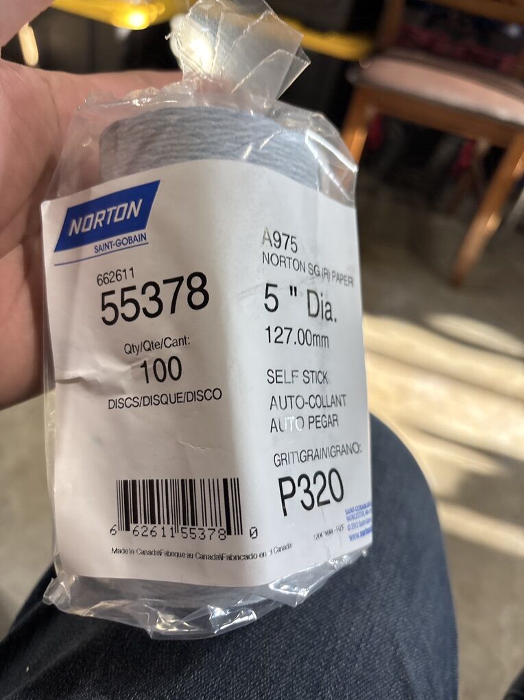 100 Pack Of Sanding Discs