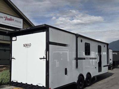 8x26 / 8.5x26 26FB NOMAD Toy Hauler Travel Trailer Enclosed Cargo Stealth Nomad 2026