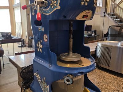 Great Northern Company Ice Cub Shaved Ice Machine - Commercial Ice Shaver, Blue, 1/3 hp