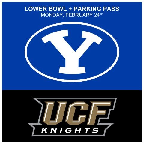 BYU vs UCF Men's Basketball (Lower Bowl Seats + Parking Pass)