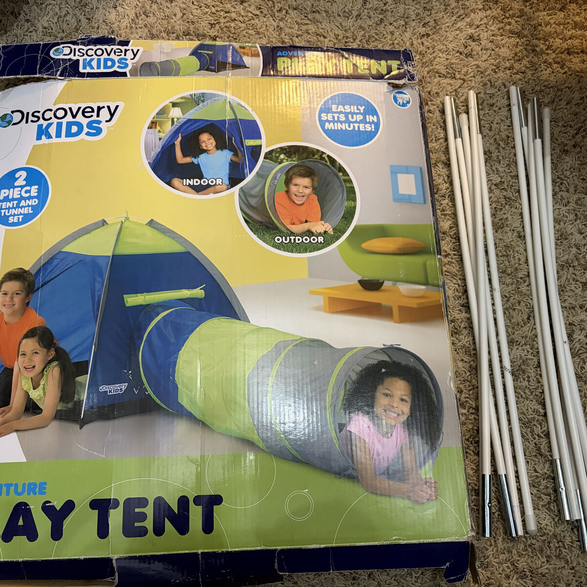 Fun Kids Play Tent with Tunnel