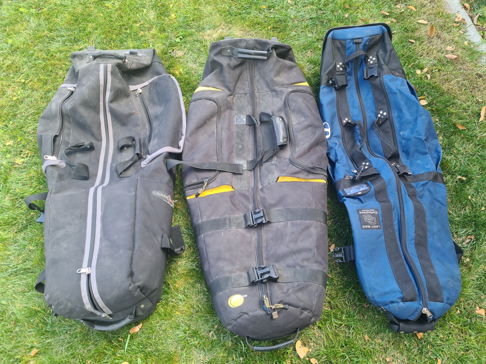Golf club roller travel bags