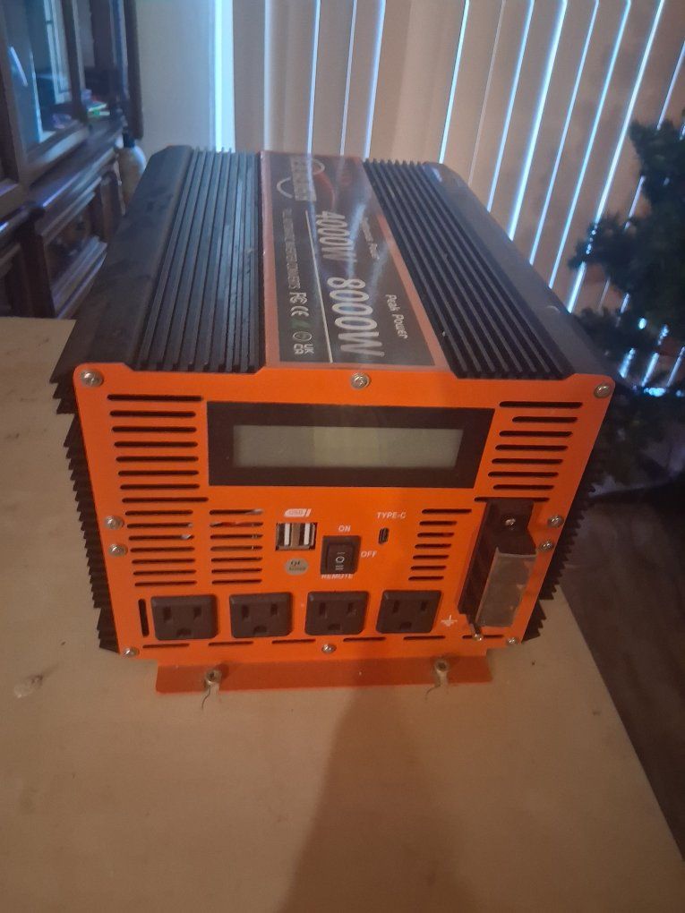 JARXIOKE 4000W / 8000W Pure Sine Wave Power Inverter