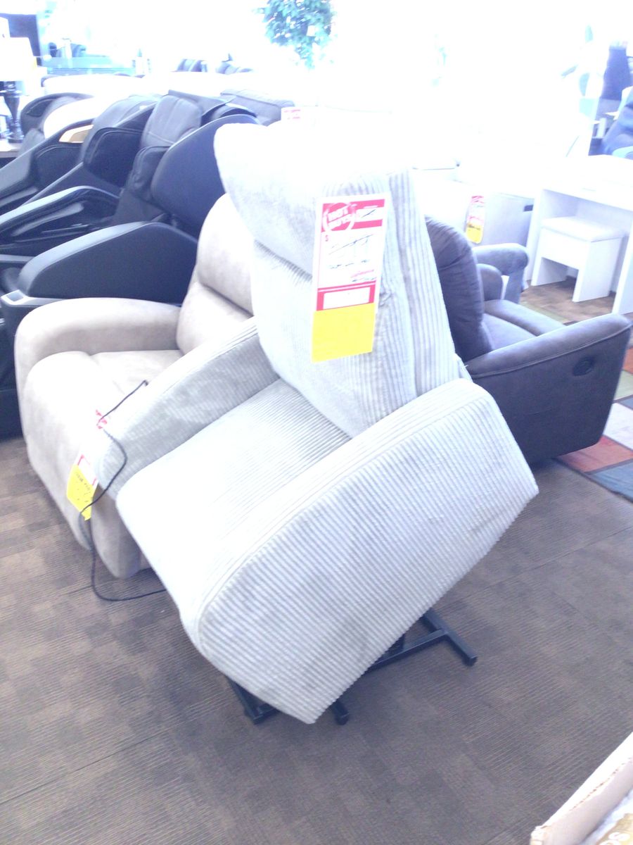 Lift Chair , Cream Corduroy Recliner Chair - Cozy & Comfortable, Ideal for Living Room or Den