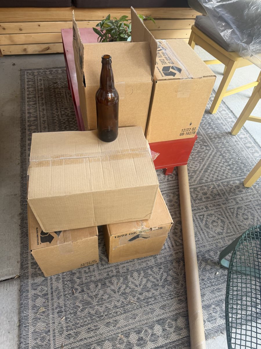 Beer brewing bottles